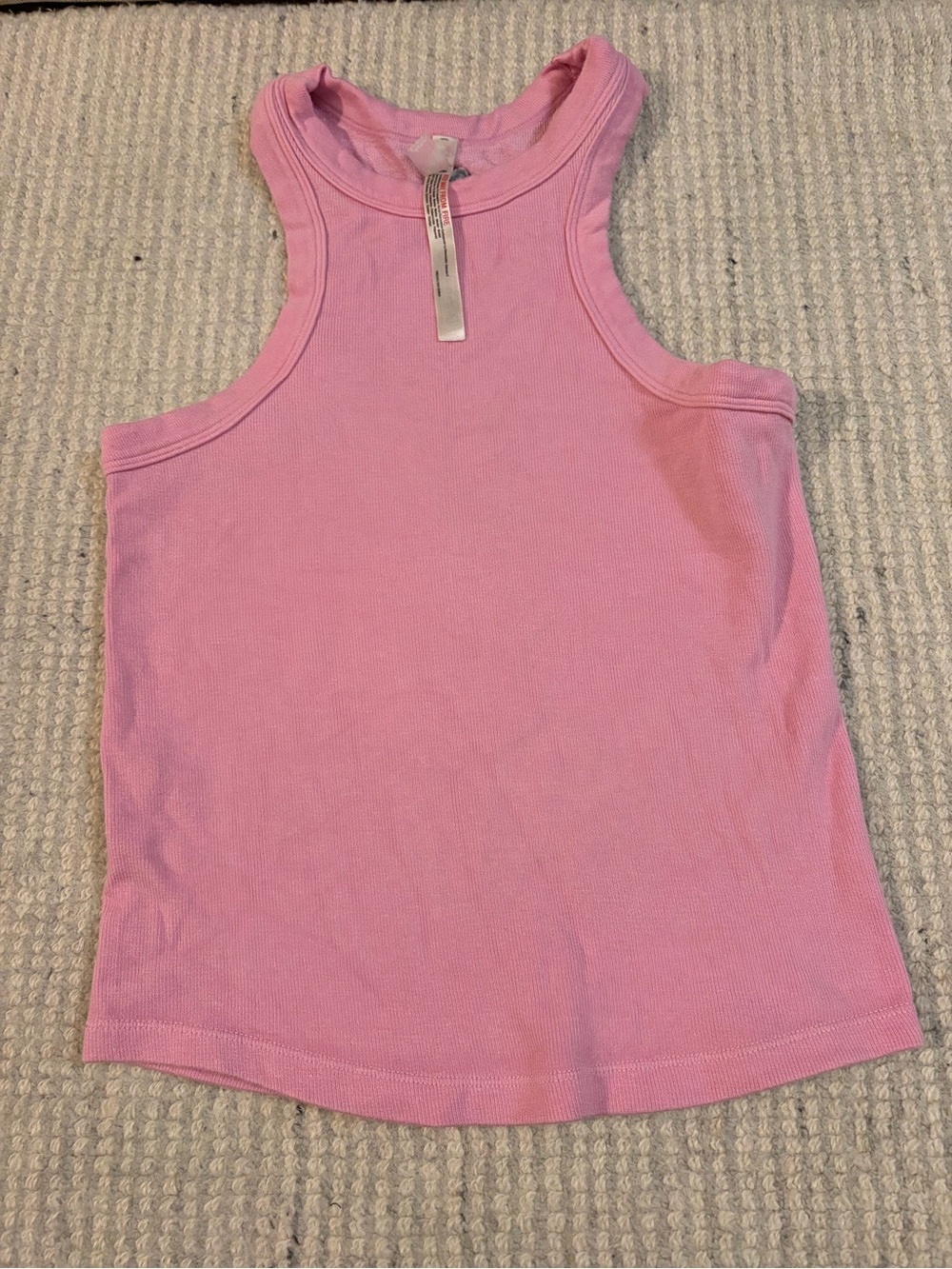 Free People Movement Pink Ultra High Neck Tank